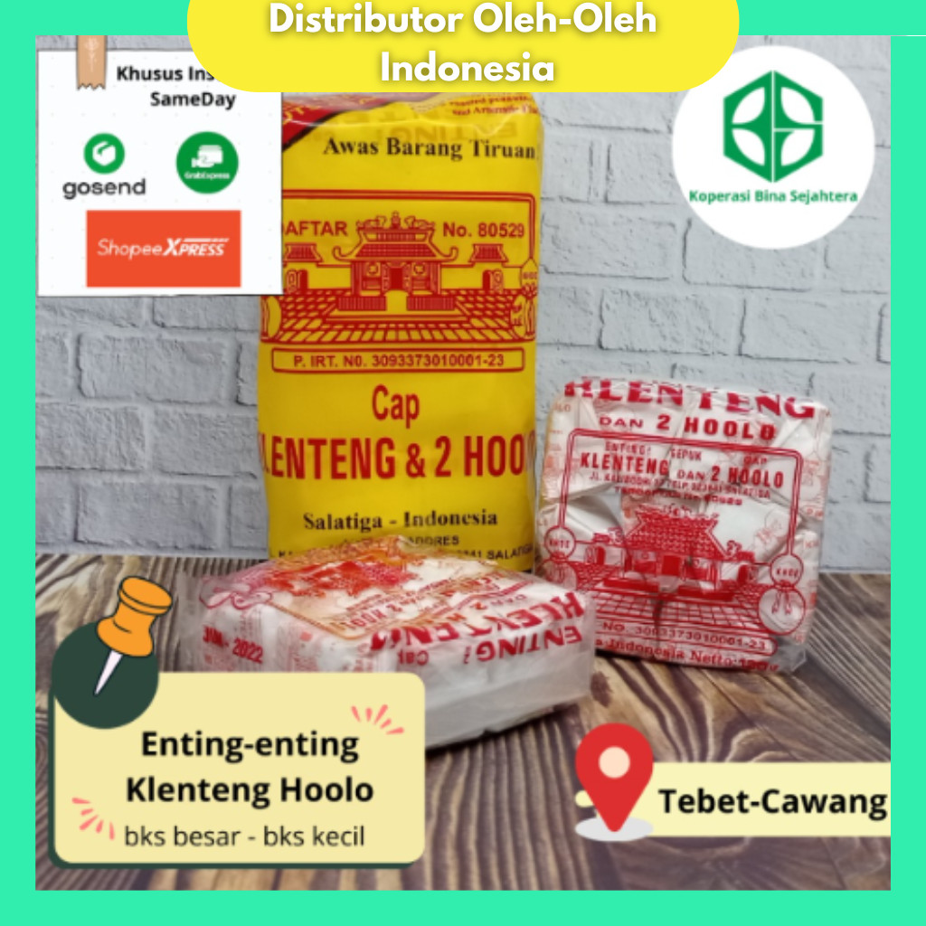 Enting Enting Gepuk Kacang Cap Klenteng & 2 Hoolo Asli Khas Salatiga Semarang