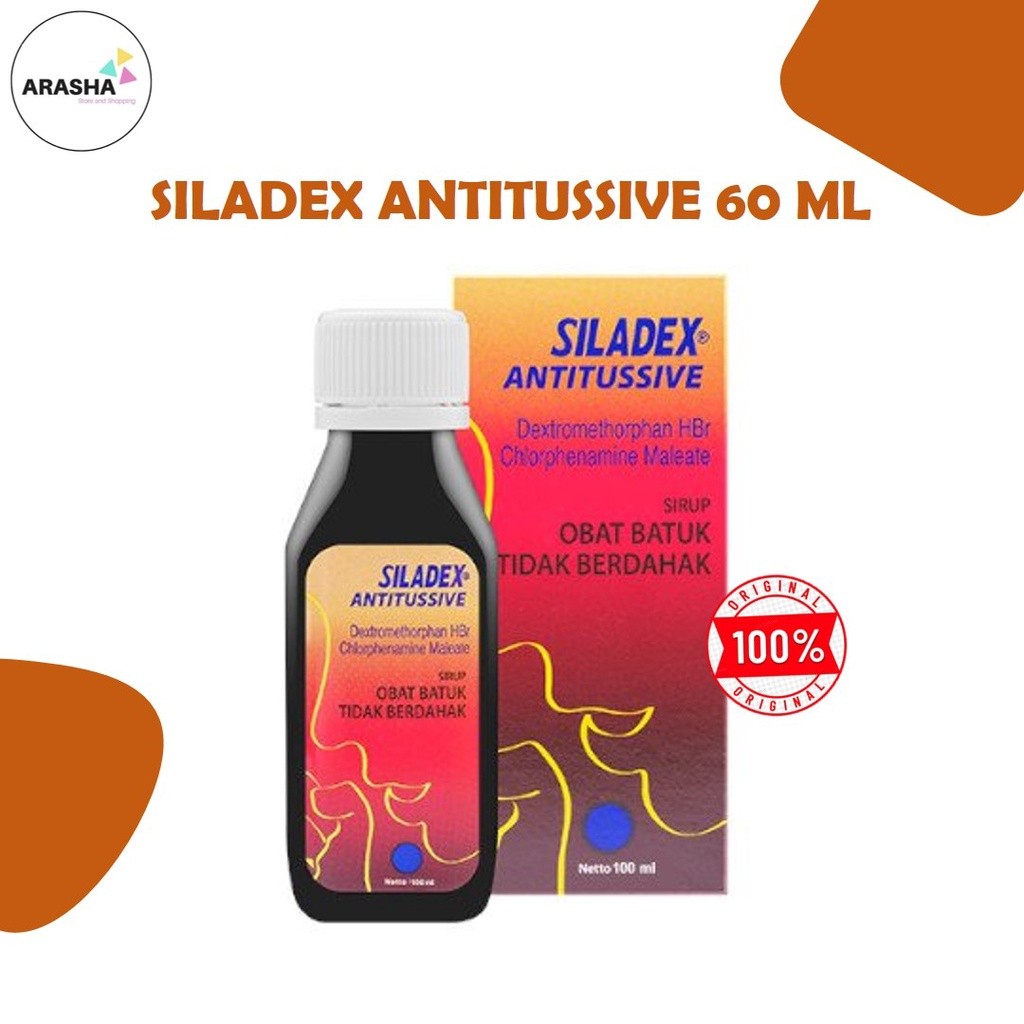 SILADEX MERAH 60 ML Obat Batuk Tidak Berdahak, Batuk Kering, Batuk Alergi