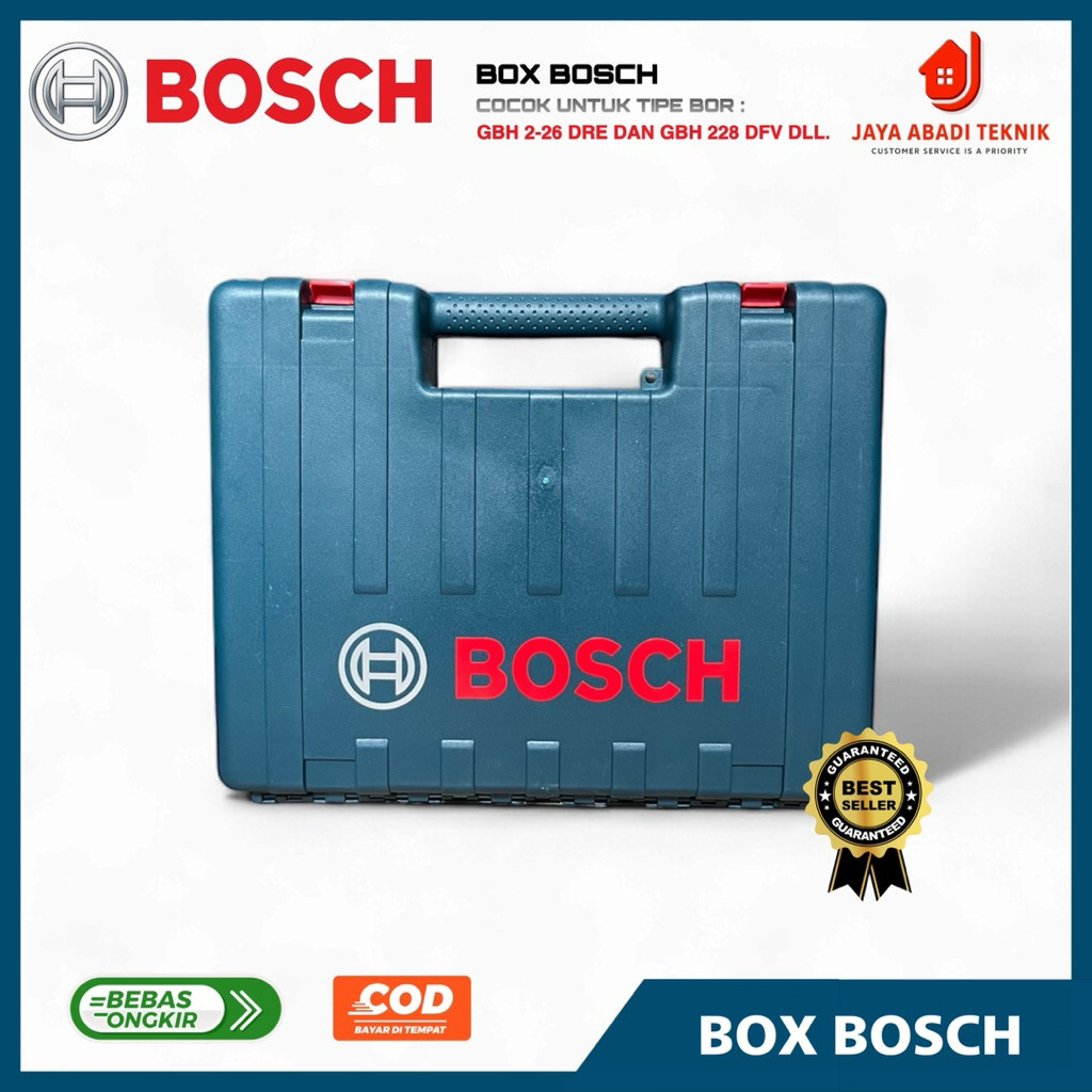 GILISHOP Tools Box Bosch Tempat Bor GBH 2-26 DRE / 228 DFV - Koper Tool Case Bisa  | Best Seller