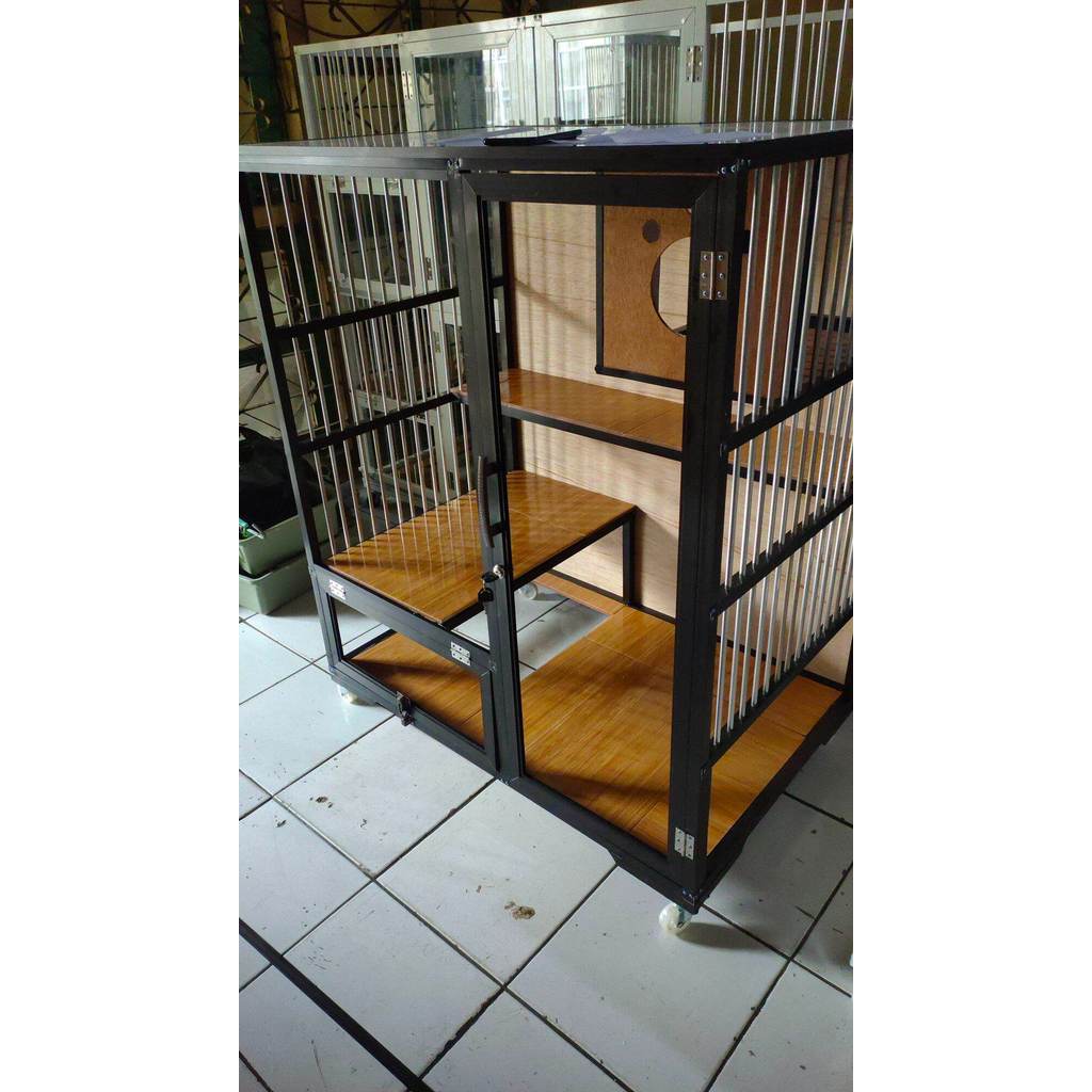 kandang kucing Almunium xl