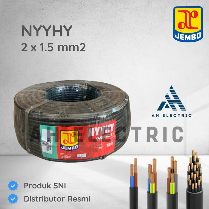 Kabel NYYHY 2x1.5mm2 JEMBO 50m (2x1.5 mm 2x1,5mm 2x1,5 mm 2x1,5 2x1)