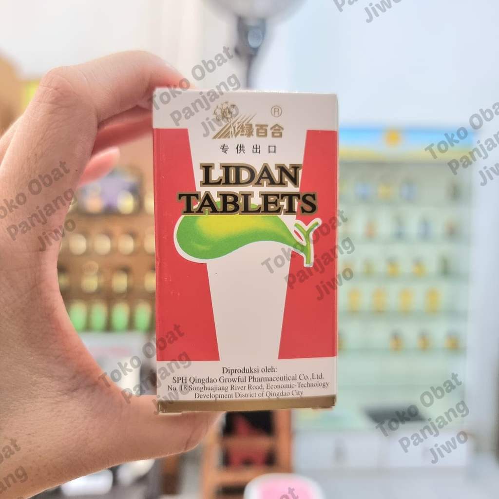 Lidan Tablets PT. Sinar Herba Radix- Obat Herbal Batu Empedu, Demam