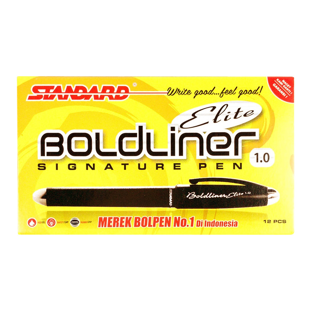 Pulpen Bolpoint Pen Standard Boldliner Elite 1.0mm BOLDLINER ELITE