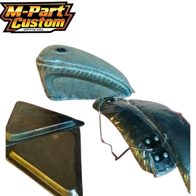 Paket Tangki Motor TANGKI MOTOR [GM] Tangki Custom Castem Klasik Classic Japstyle Paket Istimewa MOT