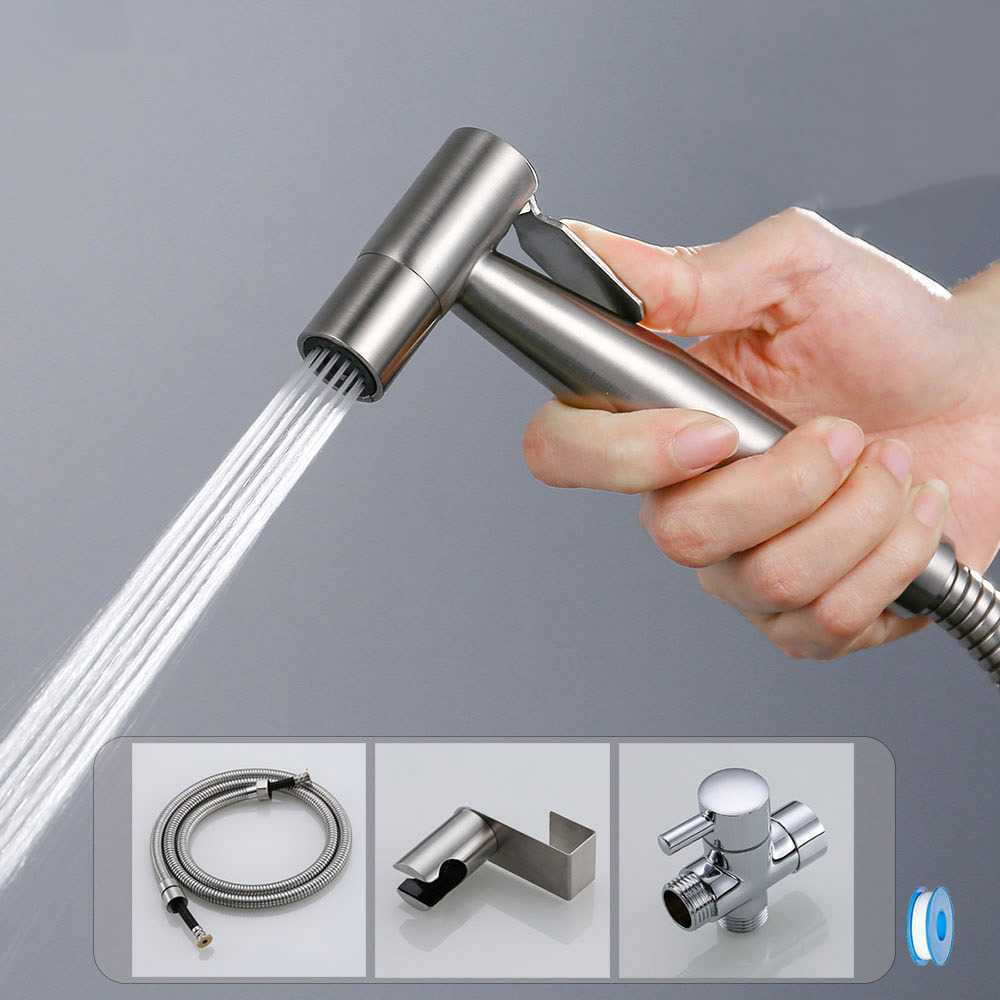 Kepala Head Jet Washer Closet Bidet Water Spray Stainless Steel / Jet Shower Toilet Stainless Steel 