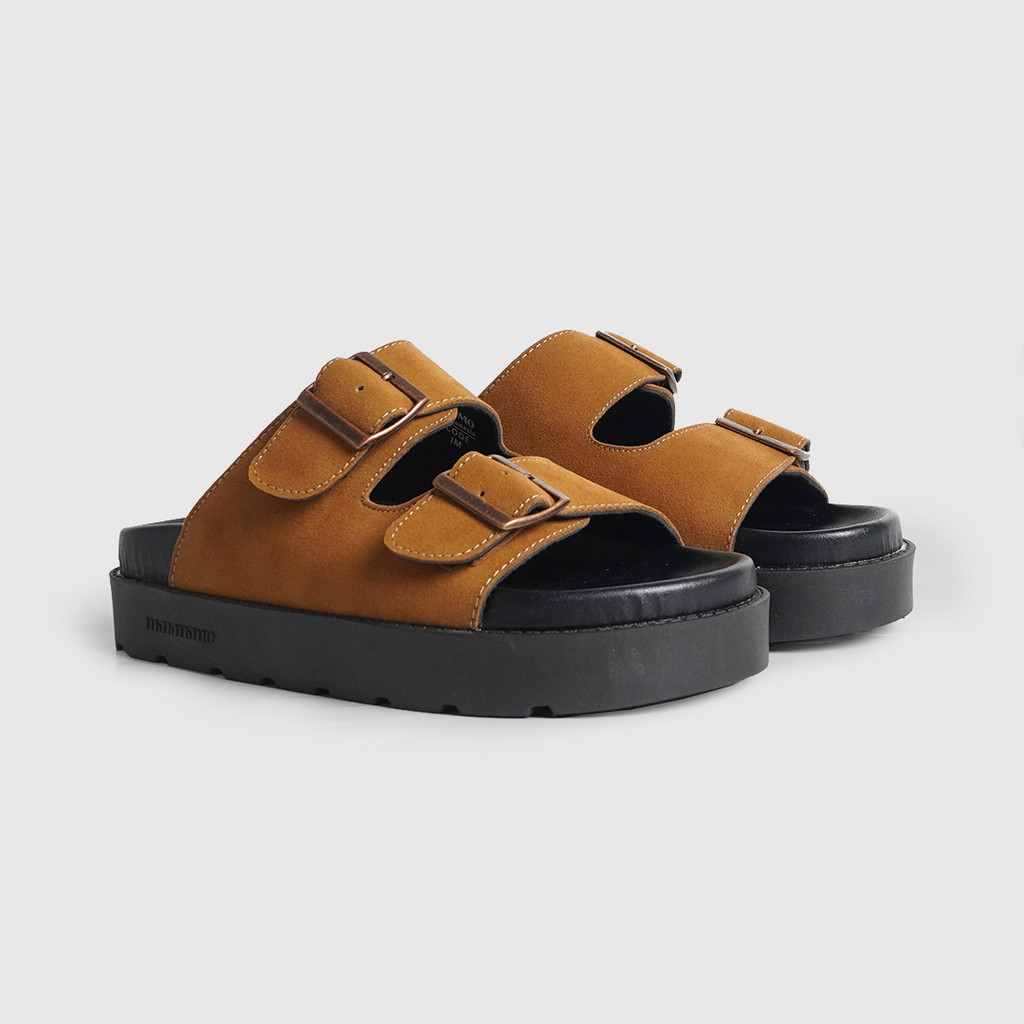 Mimosabi - Sandal Wanita Platform | Haura Caramel Evo