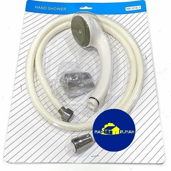 HAND Head SHOWER MANDI SET Kepala dan Selang PVC Plastik Toto - NIKKEN