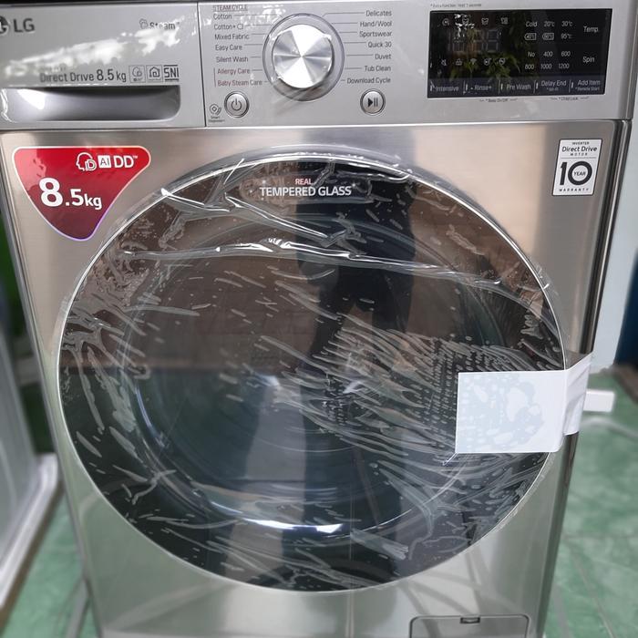 mesin cuci lg front loading 8,5 kg
