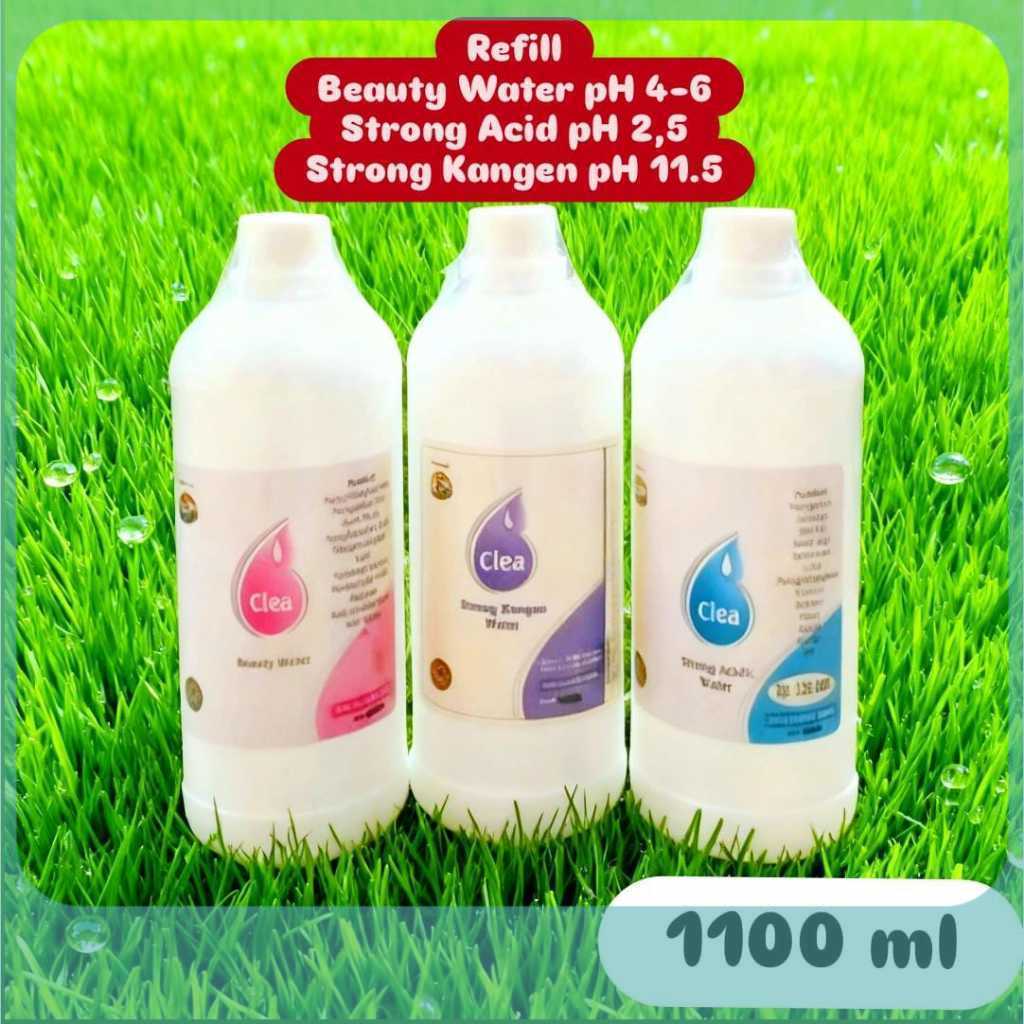 Termurah Refill Strong Acid pH 2,5 / Beauty Water pH 4-6 / Strong Kangen pH 11.5 netto 1100ml Origin