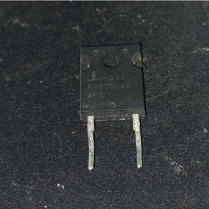 DIODA ULTRAFAST RHRG5060 2 kaki original pin MUR5060 5060 bekas cabutan 2nd RURG5060 1