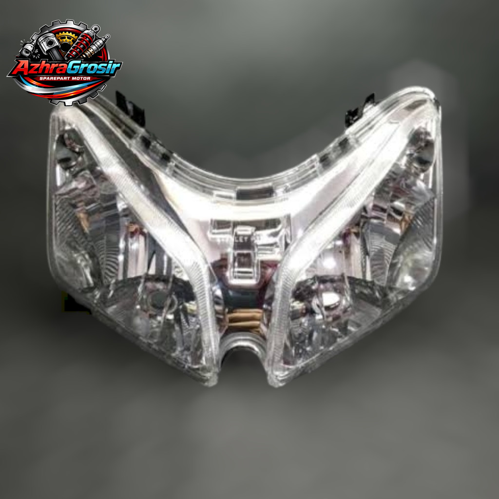Reflektor Mika Lampu Depan Motor Honda Vario 110 Lama Karbu (FREE BUBBLE)