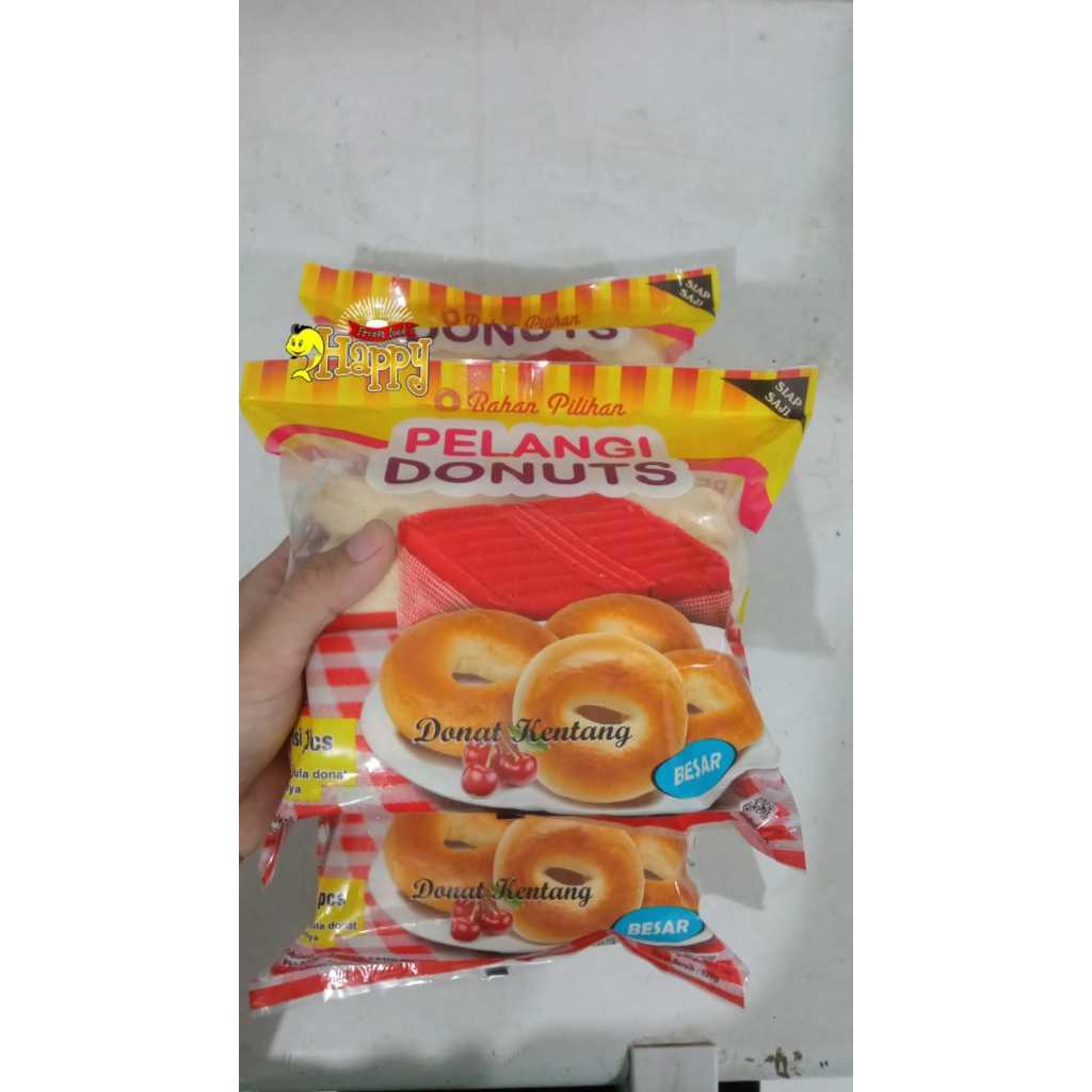 Pelangi Donat Kentang Beku Frozen HFF Cirendeu