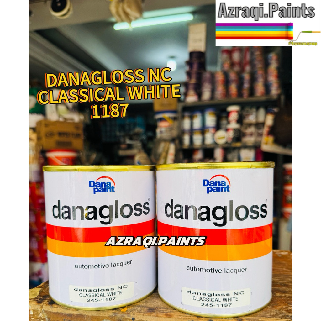 DANAGLOSS NC SOLID CLASSICAL WHITE 1187 ( 1 KG )  CAT BERKWALITAS 100 % ORIGINAL