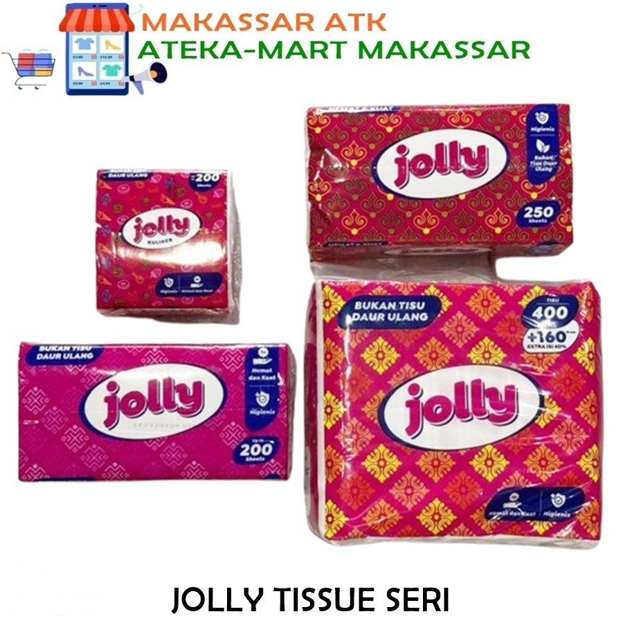 [PCS] JOLLY TISSUE 90 - 200 - 250 - 560 SHEET TISSUE WAJAH