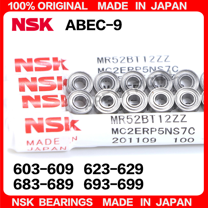 10pcs Japan NSK bearing  603 623 604 624 605 625 606 626 607 627 608 628 609 629 ZZ 2Z 2RS DDU Micro