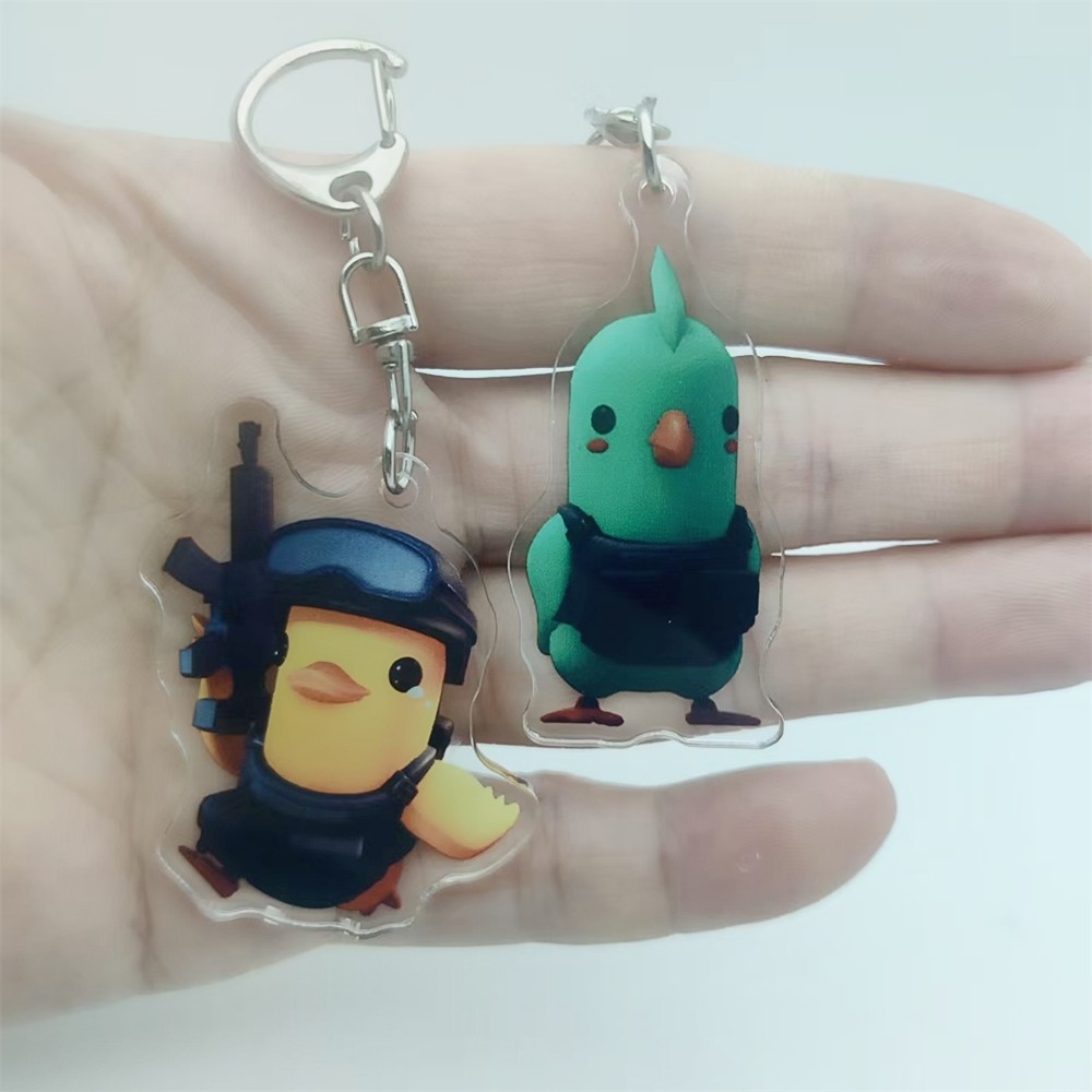 Steam New Game Escape From Duckov Acrylic Keyain Anime Enthusiast Soolbag arm Key ainGiving A Gift T