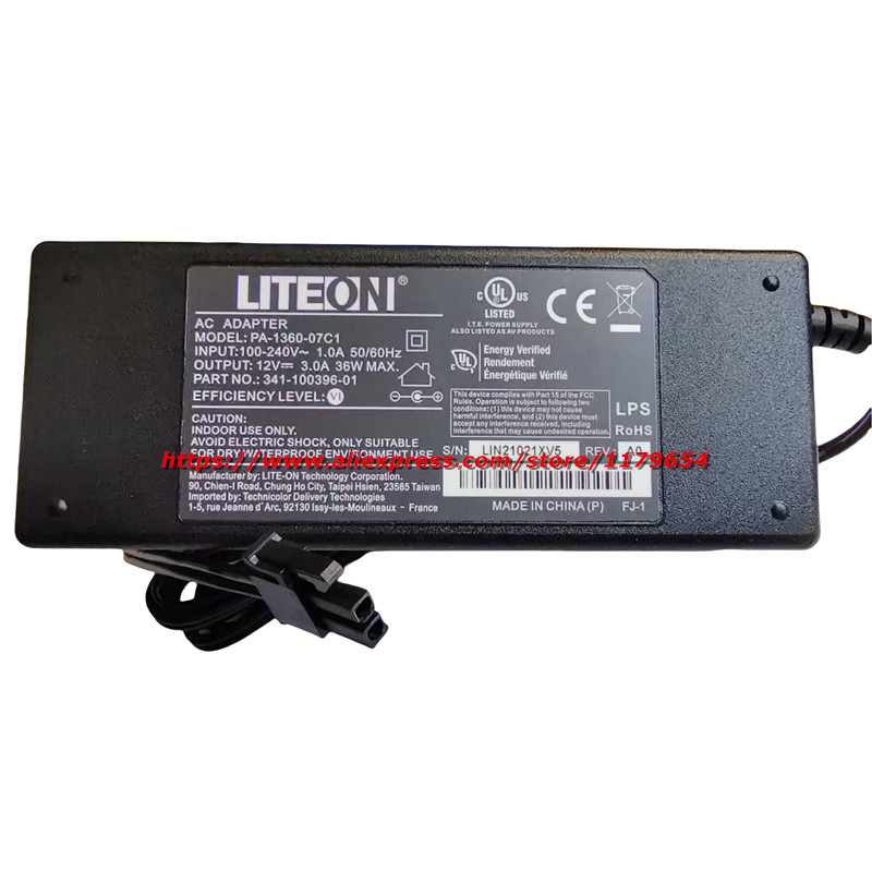 12V 3A 36W AC Adapter Power Charger for Fortigate Fortinet Firewall FG-60E FG-61E FG-60D FG-61F FG-4