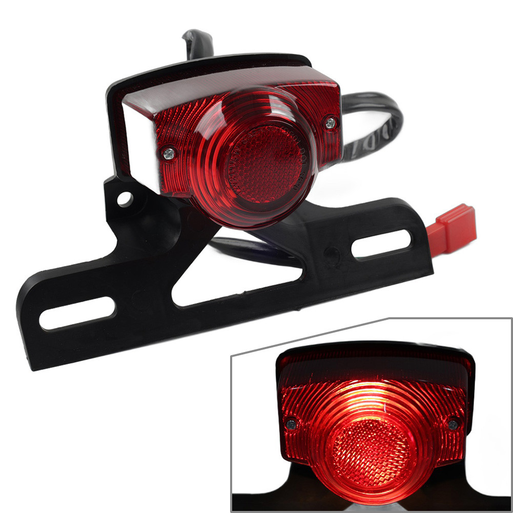 Motorcycle Rear Brake Lamp Tail Stop Light For Honda Monkey Z50 Model Plastic Red