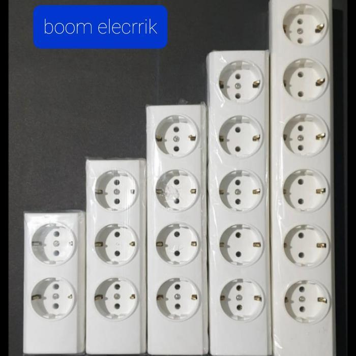 Stop Kontak Ob Tempel 1/2/3/4/5/6 Lubang Broco - 2Lubang