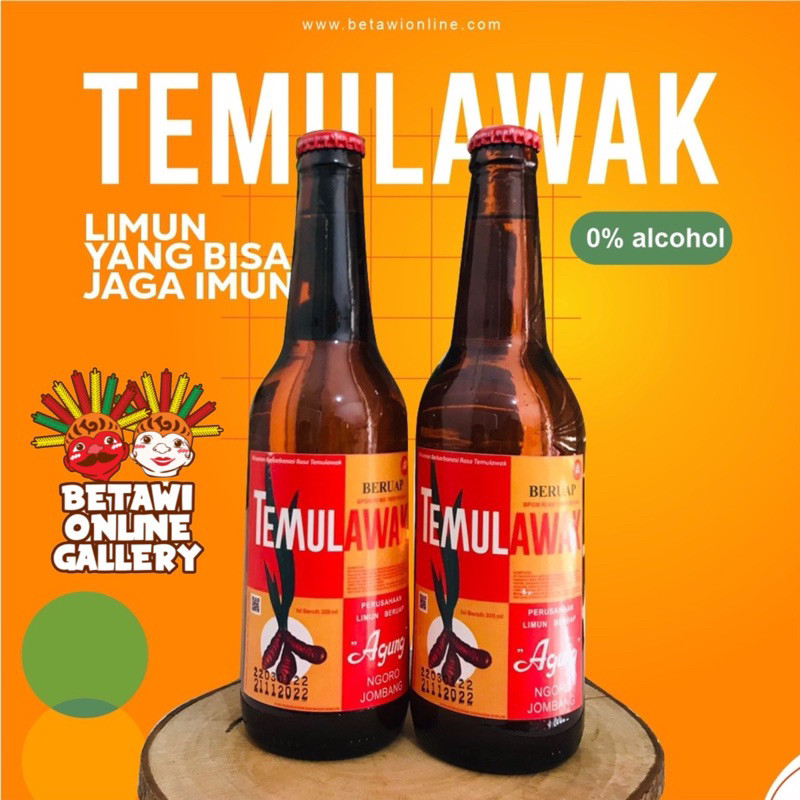 Sari Temulawak / Temulawak Botol / Minuman Sari Temulawak