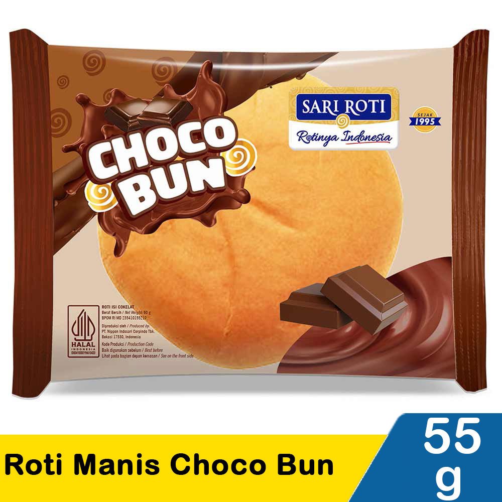 SARI ROTI ROTI MANIS CHOCO BUN  55g