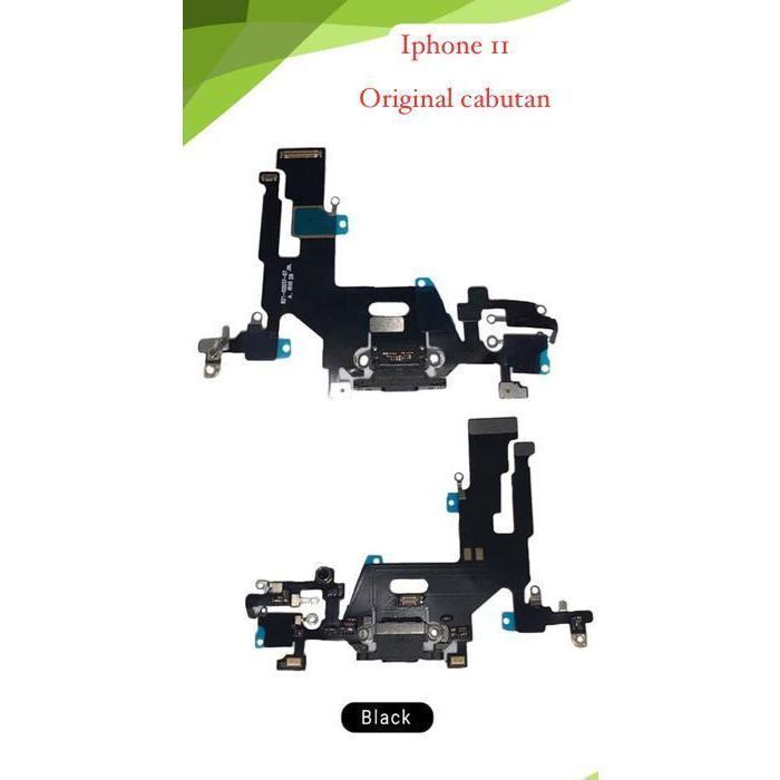 Flexible charger iphone 11 konektor cas papan cas iphone 11 board charger connector original cabutan