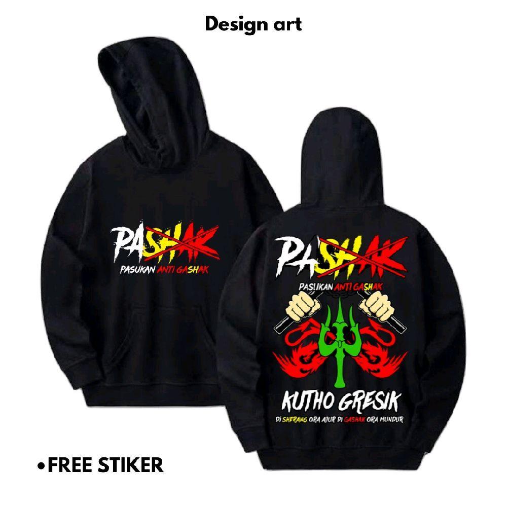 Hoodiee Pashak Kutho Gresik Kidul Bahan Fleece Premium & Standard Nyaman Tebal Dan Halus Lembut Dist