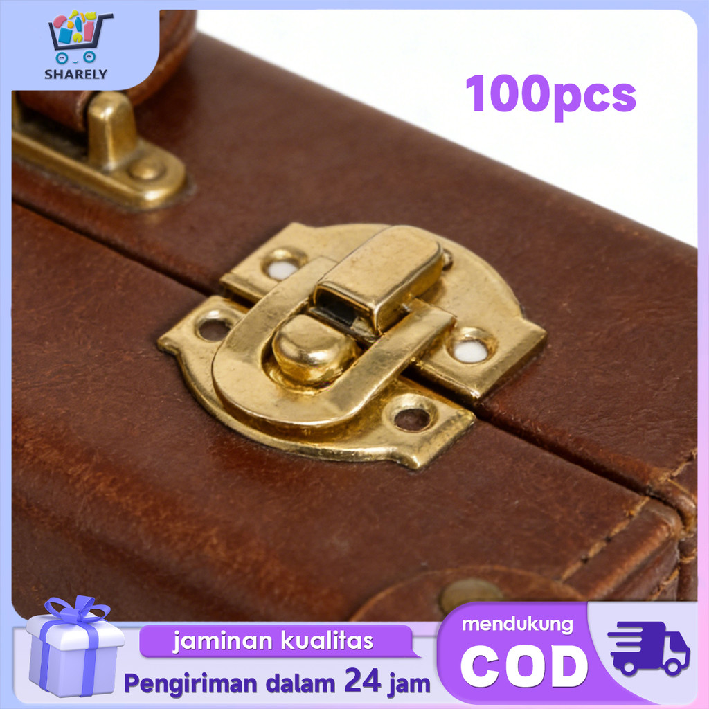 Kunci Kotak 100pcs Kunci Dus Key Hook Pengait Kotak Box Pengunci Box Kayu Anti Korosi
