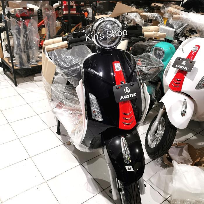 SEPEDA MOTOR LISTRIK EXOTIC SPRINTER NEW - PRO MAX BLACK