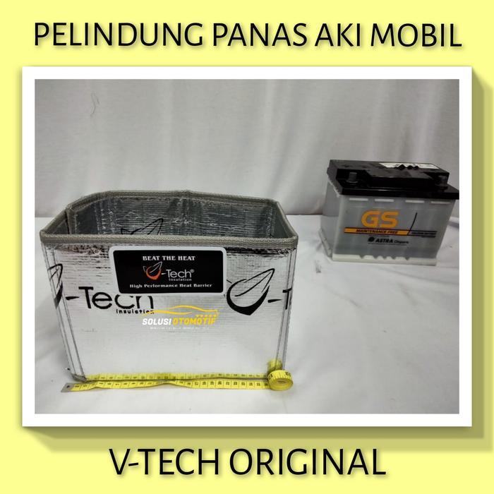 TOYOTA AVANZA VELOZ 2015-2021+ VTECH Pelindung Panas Aki Mobil - Silver