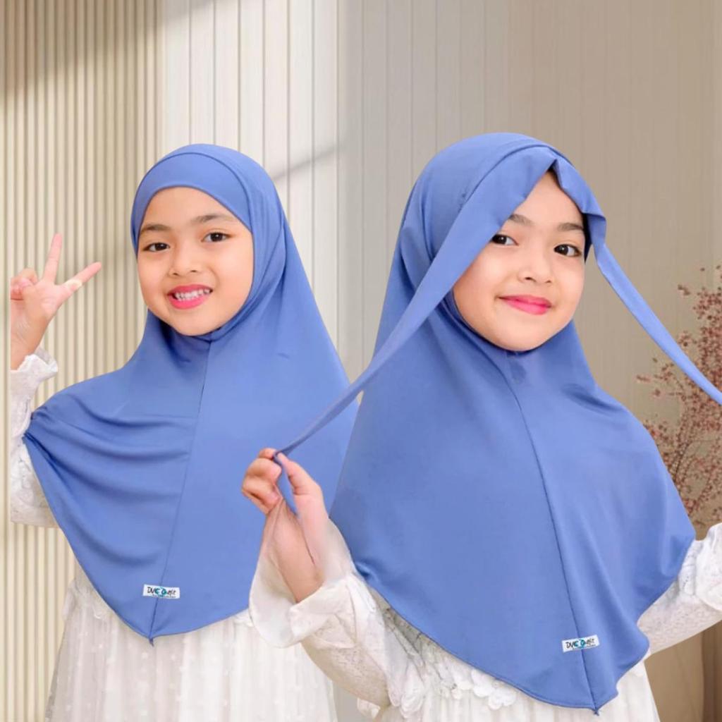 Jilbab anak bayi  3-8 tahun BERGO FRENCH KHIMAR hijab anak bayi kerudung anak bayi hijab anak