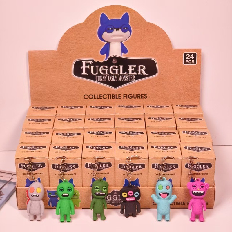Fuggler Cute Tooth Monster Handmade Blind Box Tooth Monster Trendy Play Doll Children's Toy Gift Bac