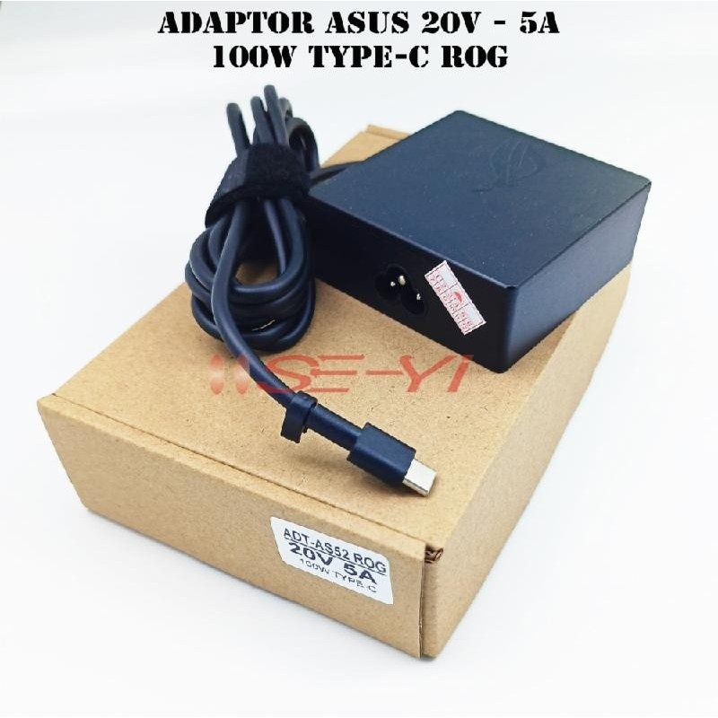ADAPTOR CHARGER ASUS ROG ZEPHYRUS G14 G15 M16 S17 100W TYPE C