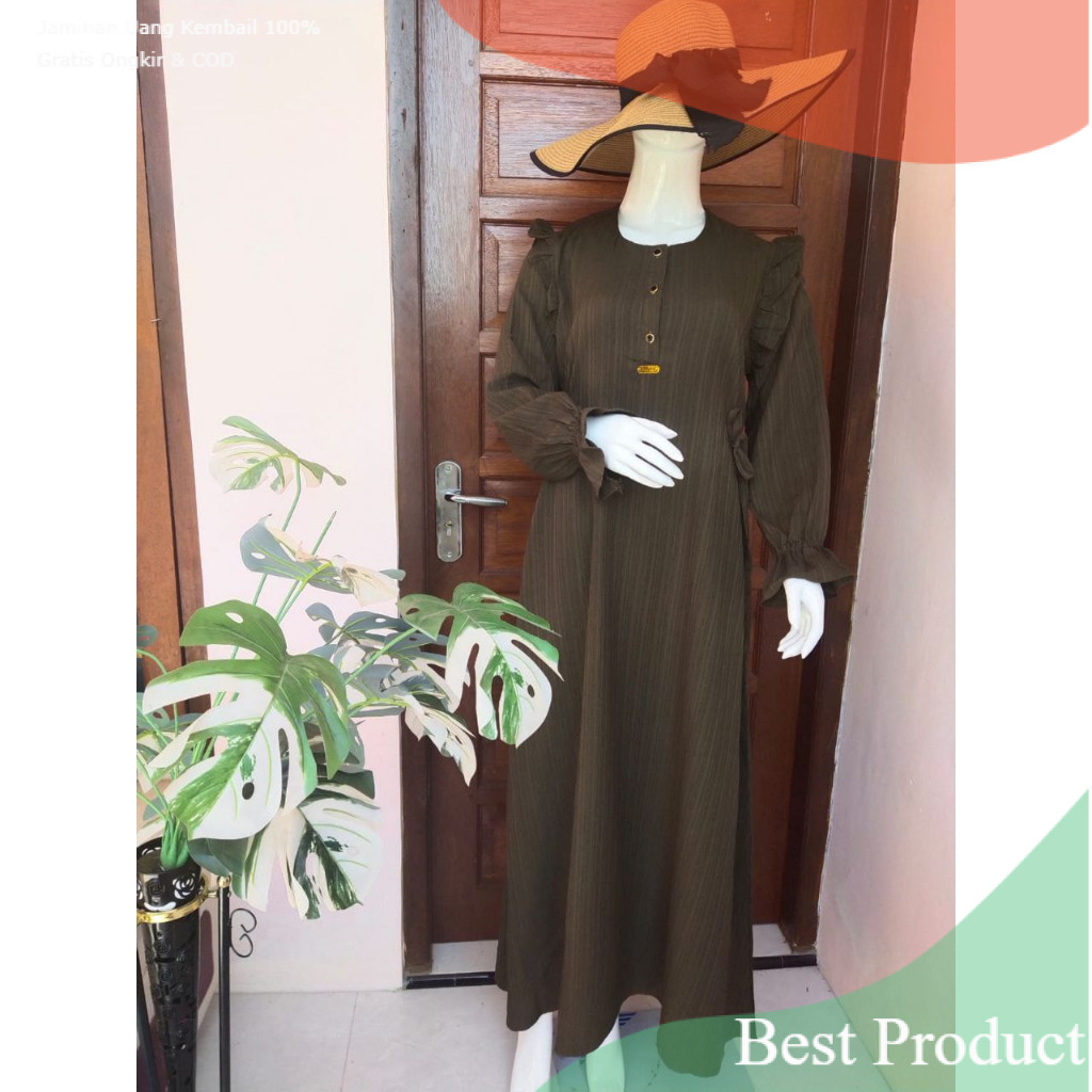 AZKIA DRESS/GAMIS AZKIA/GAMIS LADYCRUSHpakaian wanita lainnya