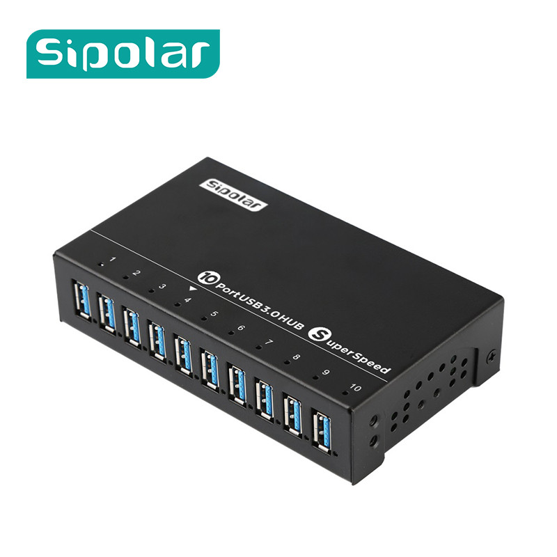 Sipolar A-103 Ultra high Speed 10 port usb 3.0 hub multi arger hub splitter for computer accessory M