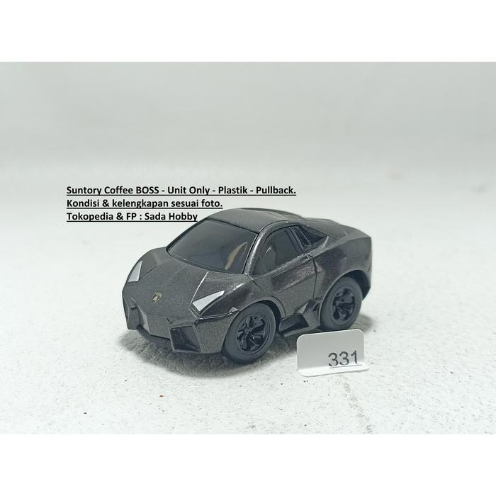 Suntory BOSS Lamborghini Aventador Hitam Pullback Choro