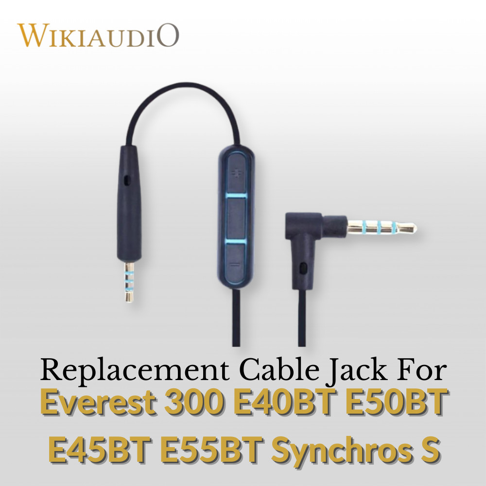 Cable Jack Aux Audio Everest 300 E40BT E50BT E45BT E55BT JBL Synchros S Kabel Headphone Microphone