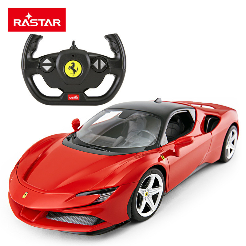 RASTAR Ferrari 458/SF90 Stradale RC Car 1:14 Scale Remote Control Car 600mAh Battery Auto Maine Vehi