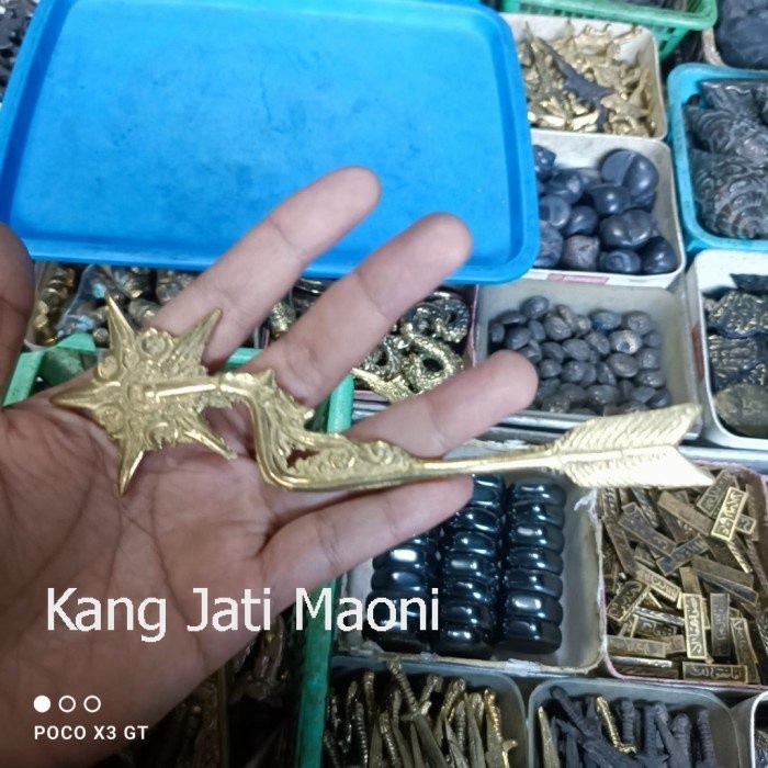 pusaka cokro kuningan full sepuh Asli Paling Mewah DFG433