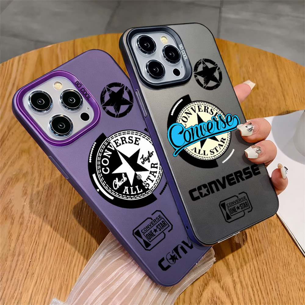 Converse Case IMD Hybrid Casing Itel A60/A60S P55 5G S23 Anti Drop Soft TPU Hard Back Cover Premium 