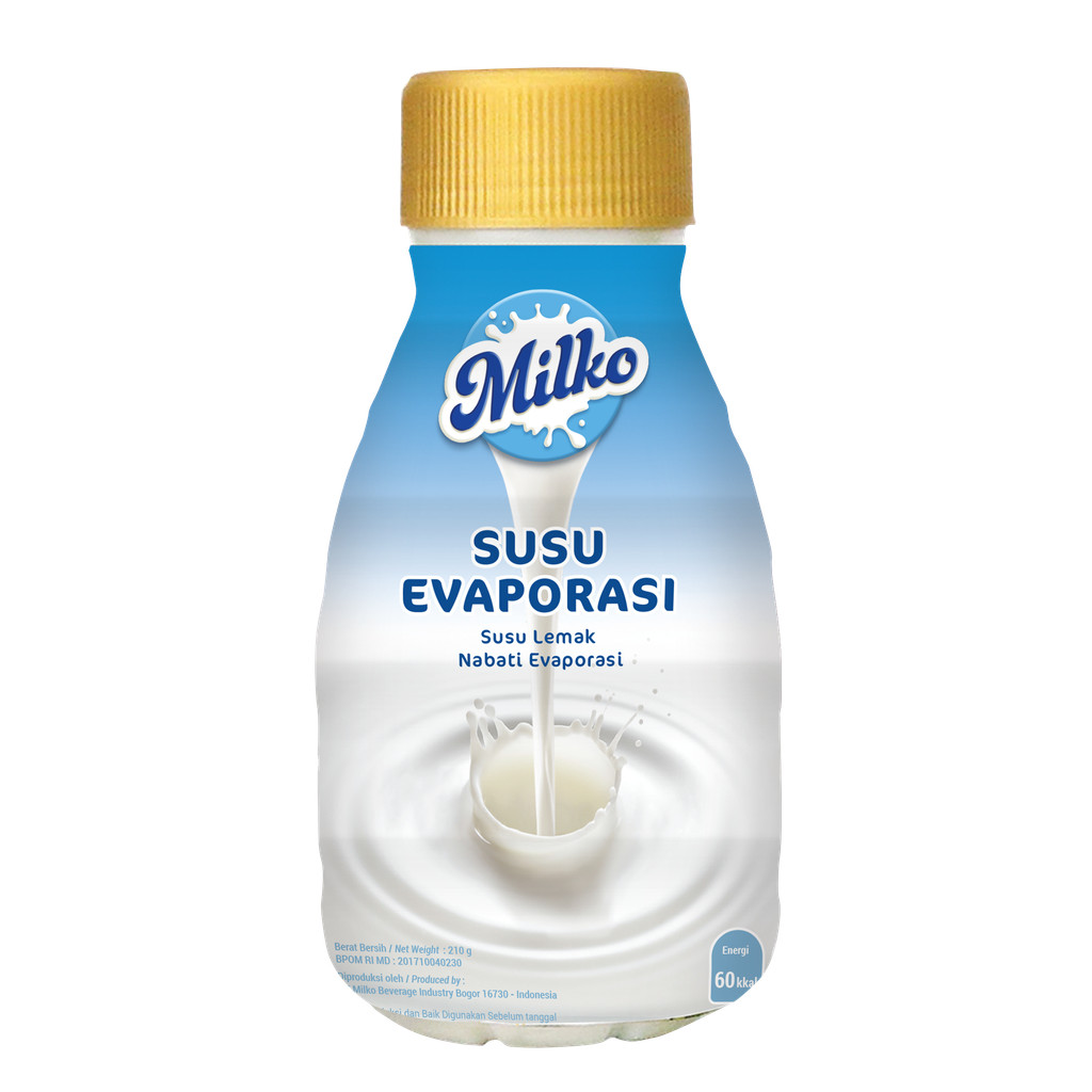 MILKO Susu Evaporasi botol 210 gram