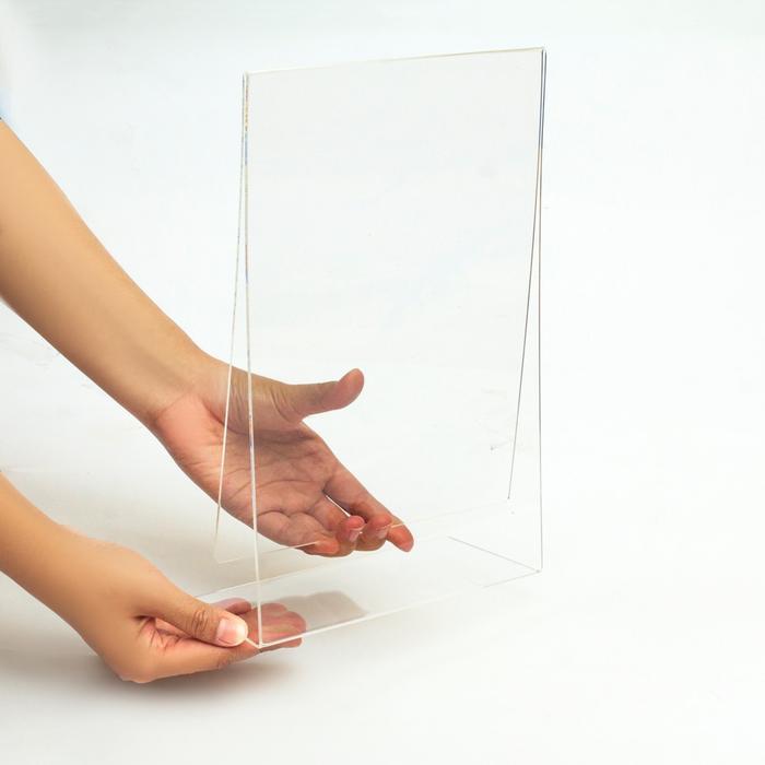 Bantex A4 Acrylic Slanted Display 8852 08 Poster Sign Holder / Photocard PC Holder / Tent Holder / T