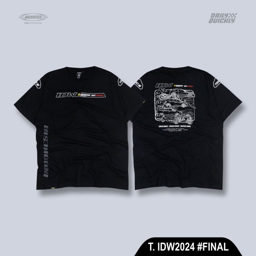 RACERTEES X IDW GOLD SERIES FINAL.2024 T-Shirt Pria Wanita