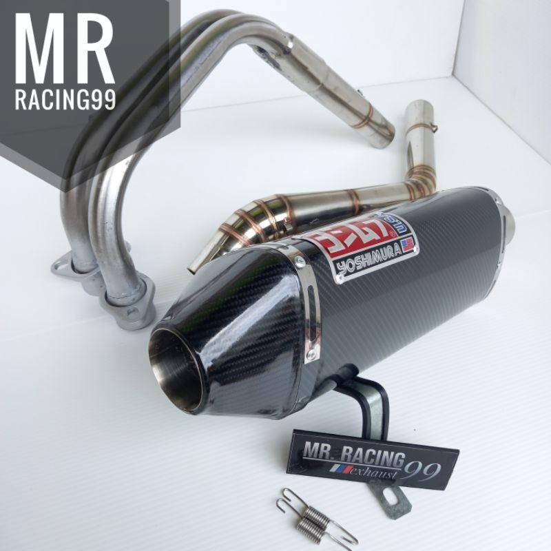 Knalpot YOSHIMURA USA Ninja250fi -Ninja250 Karbu -New Ninja250 - Z250 - R25 - MT 25 - CBR250RR - Nin