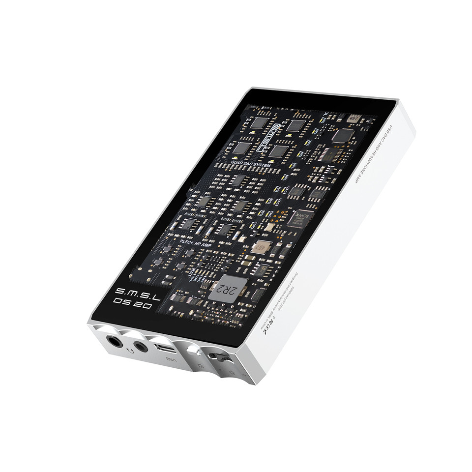 DS20 Portable DAC Headphone Amplifier CS43131 XU316 32bit 768kHz DSD256 MQA 35mm 44mm Hp Jack Suppor