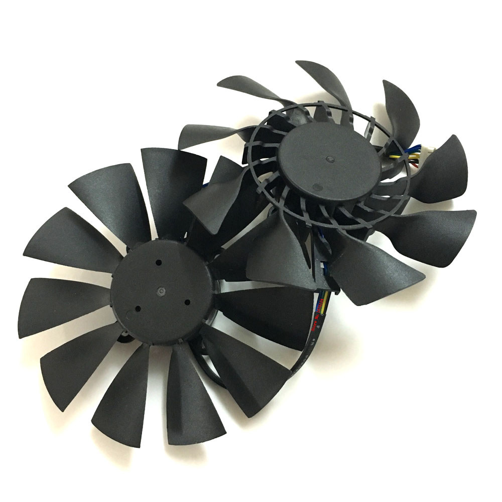 2Pcs/Set 95mm 12V 0.5A T129215SU,Graphics Card Fan,VGA Cooler,For ASUS GTX 780 DC2 GTX 780TI STRIKER