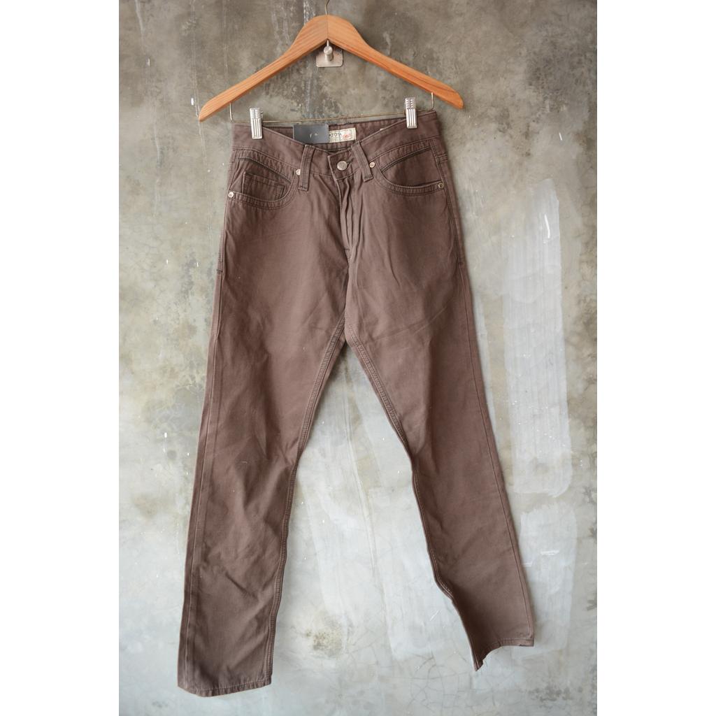 Celana Panjang Chino Latoya Warna Cokelat - Size 28