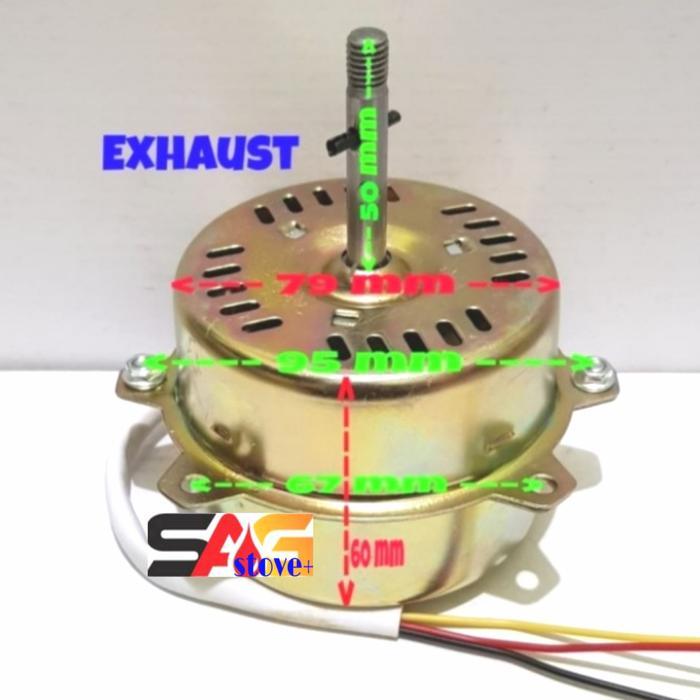 Dinamo Exhaust Fan MULTI Kipas Angin Hexos/Eksos/Heksos Maspion-Miyako