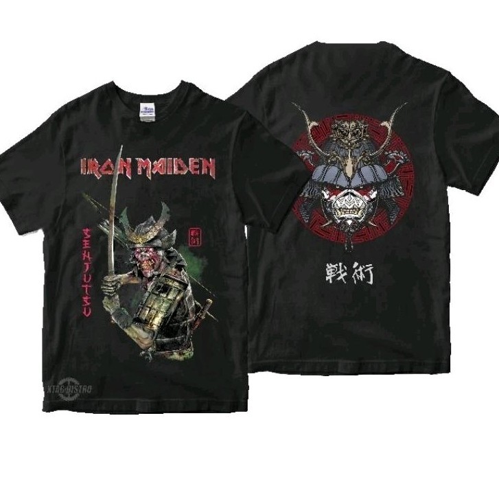 COD Iron maiden SENJUTSU t-shirt iron maiden rock heavy metal band t-shirt