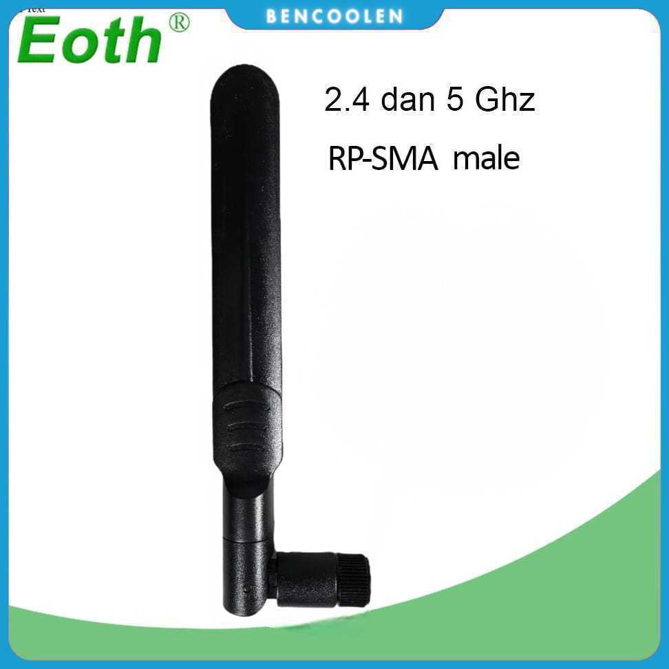 EOTH Antena Router WiFi Amplifier Dual Band 2.4 dan 5GHz RP-SMA Male